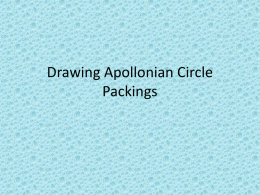 Drawing Apollonian Circle Packings