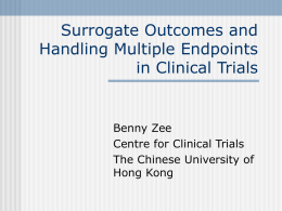 Surrogate Endpoints in Clinical Trials