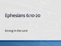 Ephesians 6 - Bible Answers