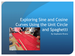 Exploring Sine and Cosine Curves Using the Unit Circle and