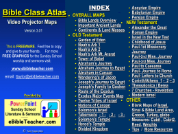 Bible Class Atlas