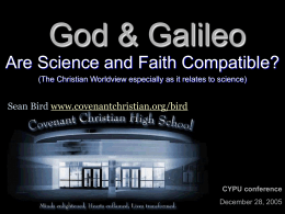 God & Galileo