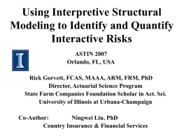 Using Interpretive Structural Modeling to Identify and