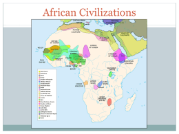 Societies & Empires of Africa
