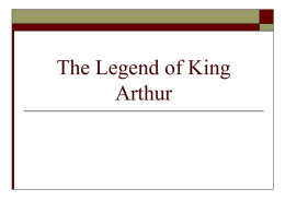 The Legend of King Arthur - Chagrin Falls Exempted Village