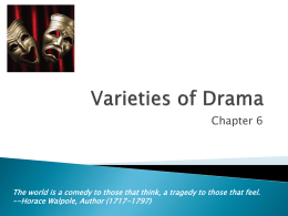 Varieties of Drama - Kentucky Department of Education