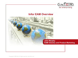 Infor EAM Overview - CISTECH