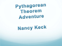 Pythagorean Theorem Webquest