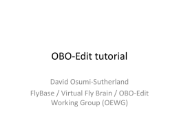 OBO-Edit tutorial
