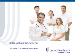 EXPANDED UHC PowerPoint Template