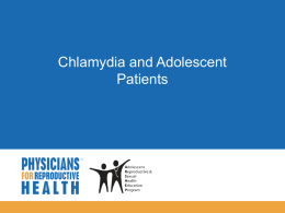 Chlamydia and Adolescent Patients