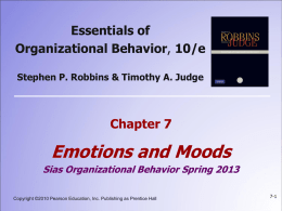 7: Emotions and Moods