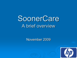 SoonerCare A brief overview