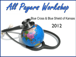 2012 ALL PAYERS WORKSHOP