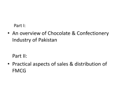 Branded Chocolate and Confectionery Industry of Pakistan