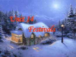 Unit 14 Festivals - 首页