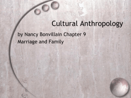 Cultural Anthropology