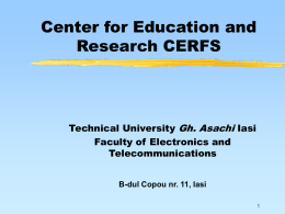 Centrul de Educatie si Cercetare CERFS