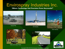 Envirospray Industries Inc.