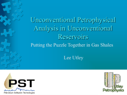 Unconventional Petrophysical Analysis in Unconventional
