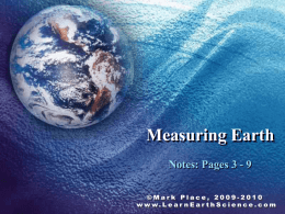 Measuring Earth: Earth's Spheres & Topographic Maps