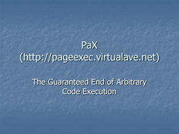 PaX (http://pageexec.virtualave.net)