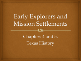 Early Explorers and Mission Settlements