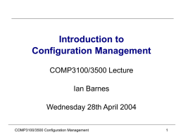 COMP3100/3500 Lecture - Australian National University