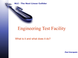 Engineering Test Facility