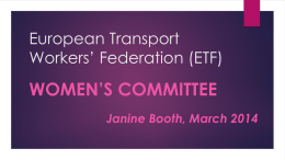 European Transport Workers’ Federation (ETF)