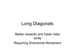 Long Diagonals - Kirkland Traders