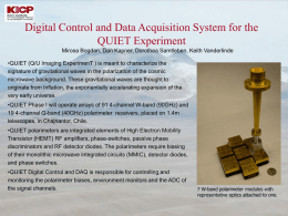 Digital Control and Data Acquisition System for the QUIET