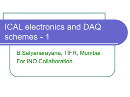 Specifications of ICAL electronics and DAQ