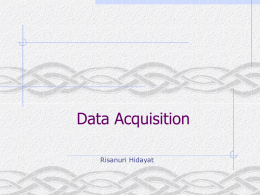 Data Acquisition System Design