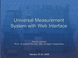 Universal Internet Measurement System for High Energy Physics