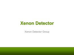 Xenon Detector - Muegamma Home Page