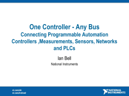 One Controller - Any Bus Connecting Programmable