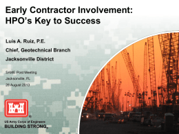 Early Contractor Involvement – How this Acquisition