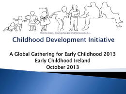 Childhood Development Initiative