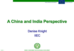 A China and India Perspective