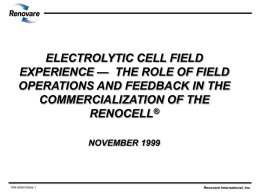 ELECTROLYTIC CELL FIELD EXPERIENCE — THE ROLE OF …