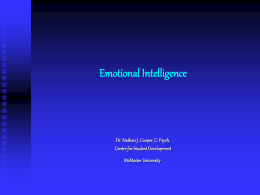Emotional Intelligence Leadership Workshop