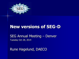 SEG-D Revision 3.0