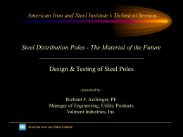 Steel Utility Poles