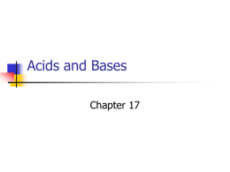 Acids and Bases - Copley