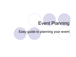 Event Planning - Creative Manitoba