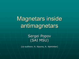 Orihin and evolution of magnetars
