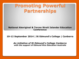Promoting Powerful Partnerships
