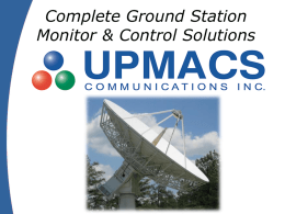 Complete Ground Station Monitor & Control Solutions from: