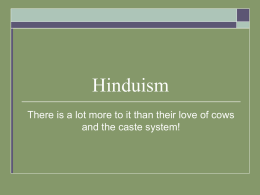 Hinduism - Welcome to the Asian Studies Center-